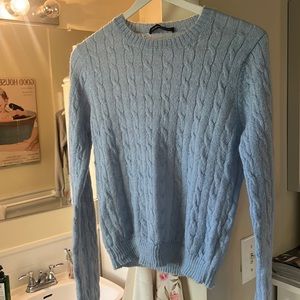 Brandy baby blue crew neck sweater! very cozy and comfy